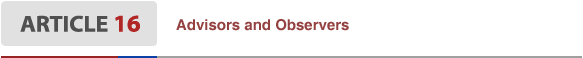 Article16 Advisors and Observers