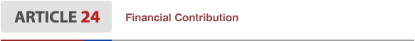 Article24  Financial Contribution
